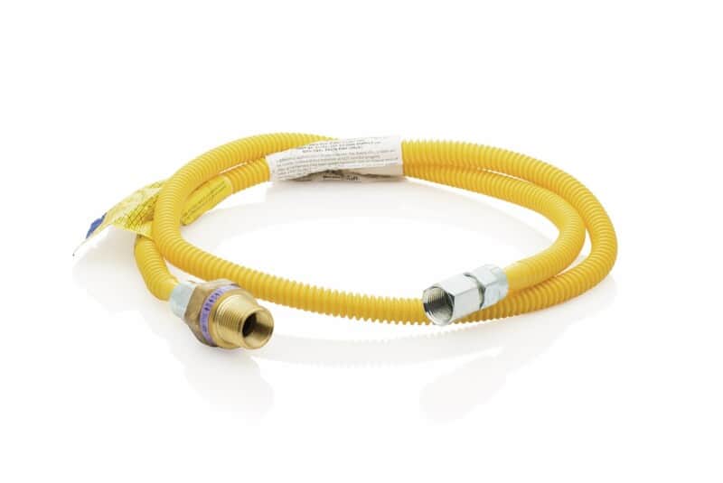4' Long 3/8" Safety+PLUS ProCoat Dryer Gas Connector Kit
