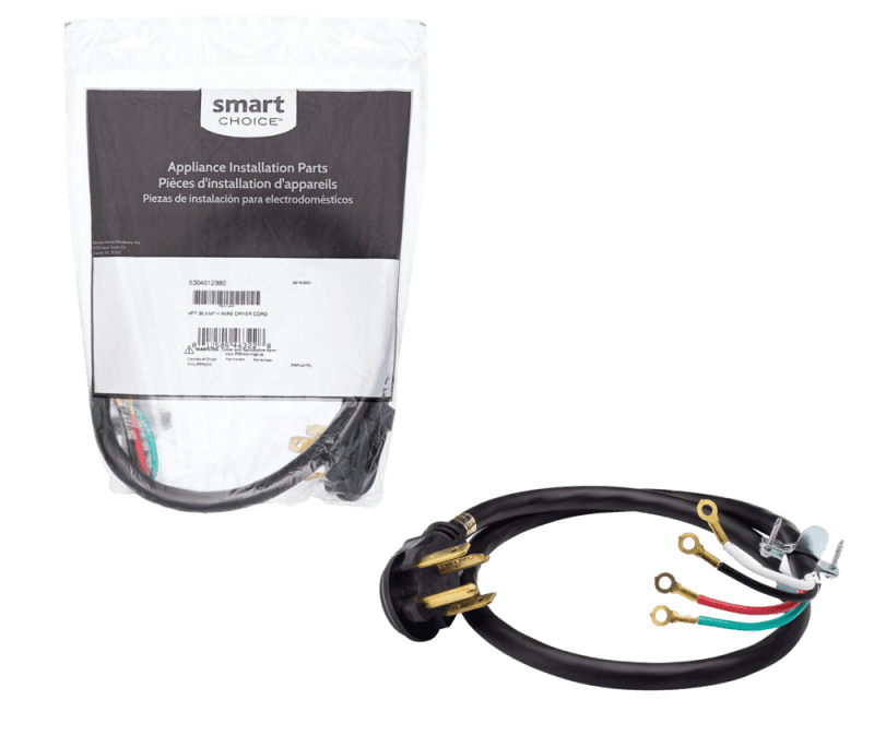 4' 30 Amp 4 Wire Dryer Cord
