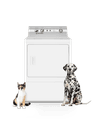 DC5 Sanitizing Gas Dryer with Pet Plus™ view 2