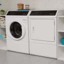DF7 Sanitizing White Electric Dryer with Front Control view 6