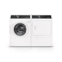 DF7 Sanitizing White Gas Dryer with Front Control view 5