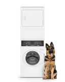 SF7 Stacked White Washer – Gas Dryer with Pet Plus view 4