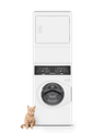 SF7 Stacked White Washer – Electric Dryer with Pet Plus™ view 1
