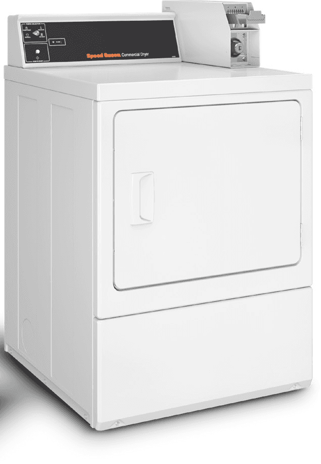 120/240 V ELECTRIC Dryer with REAR Electronic Controls ‐ COIN SLIDE