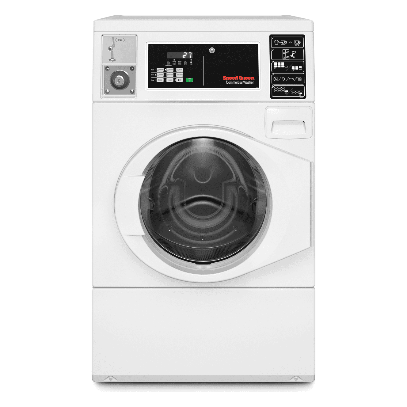 Speed Queen 27 Inch Commercial Front Load Washer with 3.42 cu. ft. Capacity