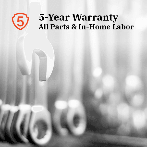 5-year Speed Queen factory warranty