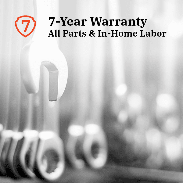 7-year Speed Queen factory warranty