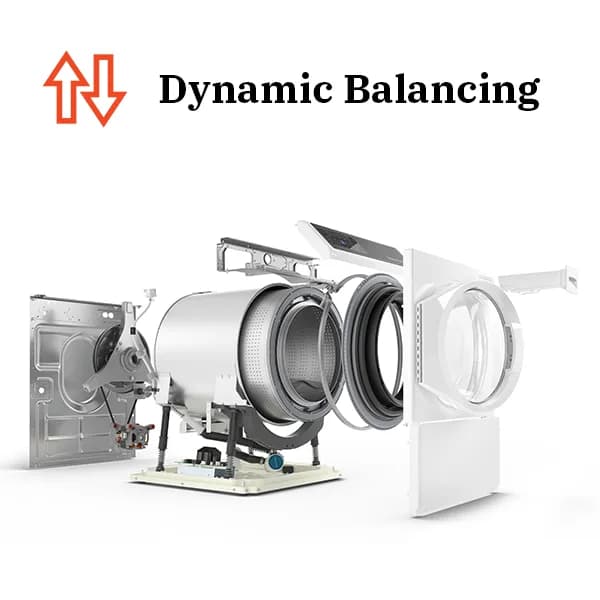Dynamic balancing keeps heavy loads quiet and stable