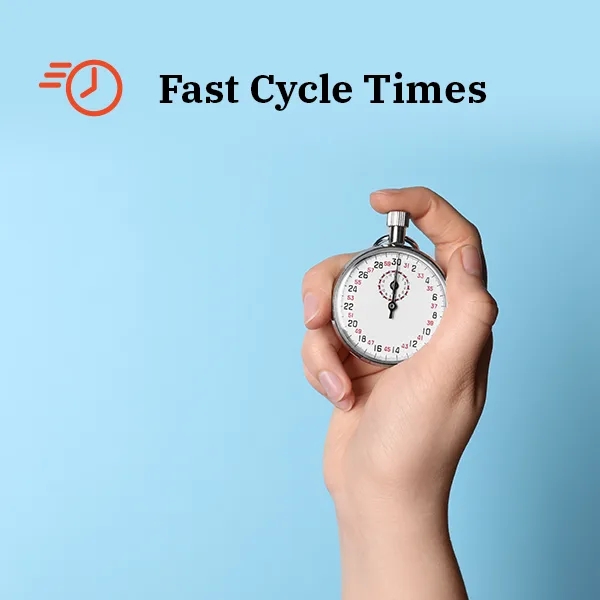 Full loads done in fast cycle times
