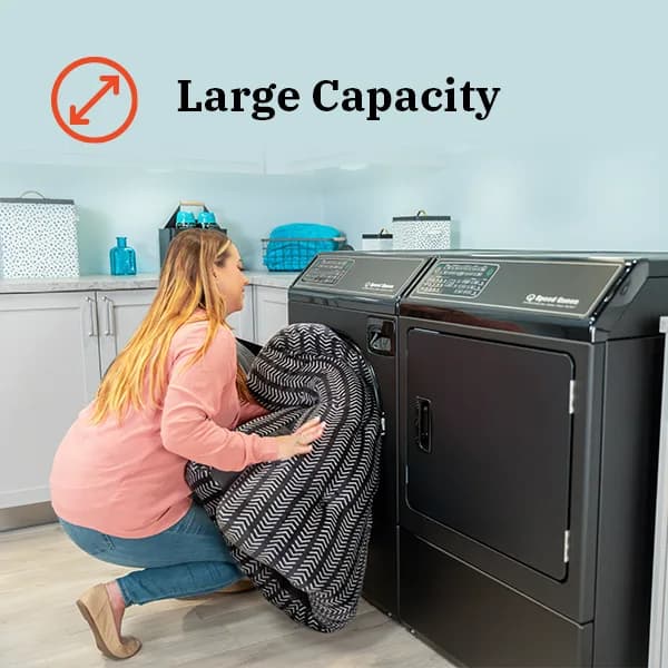 Large capacity front load drum