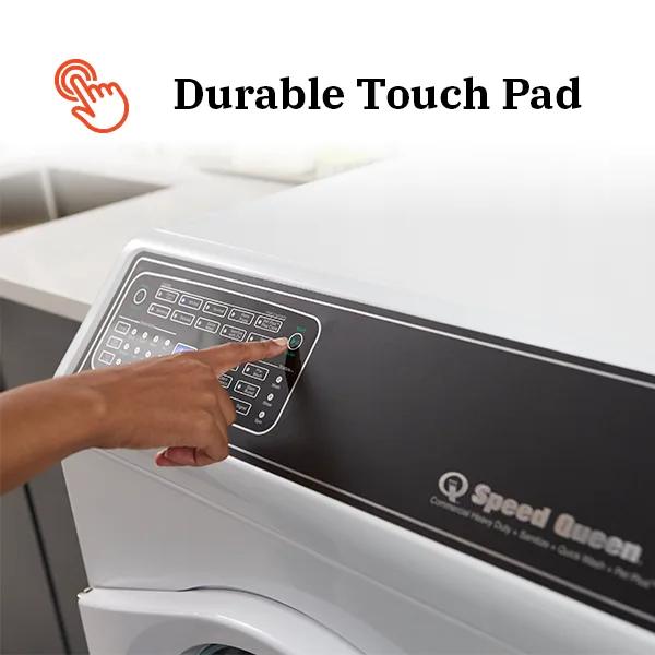 Durable touch pad controls rated for decades of cycles
