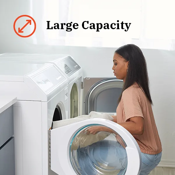 Large capacity front load drum