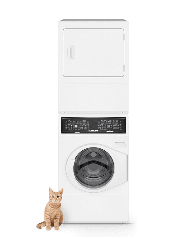 SF7 Stacked White Washer – Electric Dryer with Pet Plus™