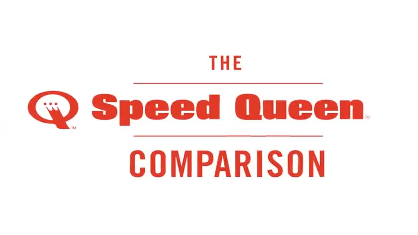 The Speed Queen wash action